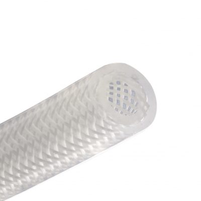 Silikonschlauch mit Glasseidengewebe